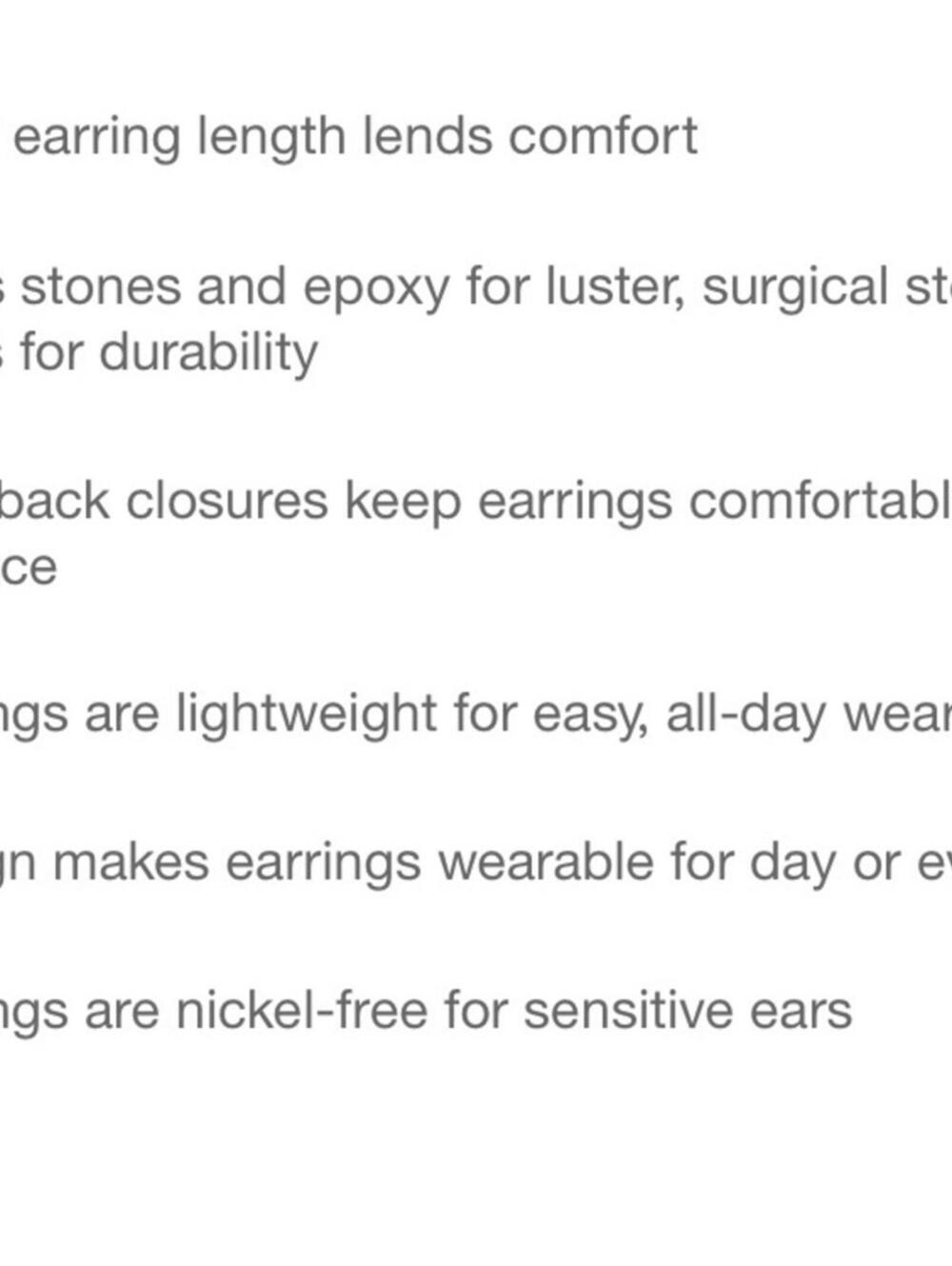 Sugarfix by Baublebar Like You A Latte Drop Earrings - Picture 6 of 6